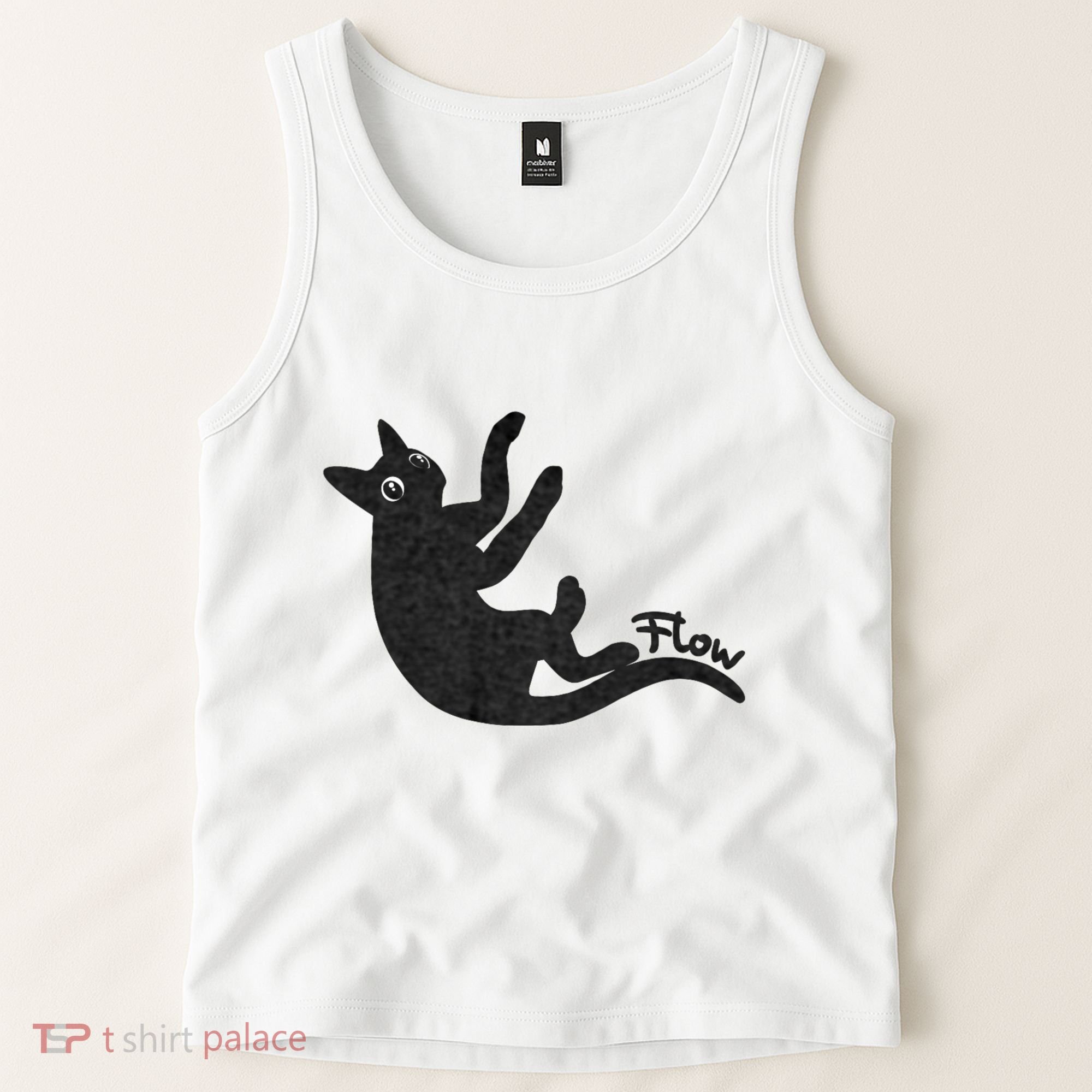 Flow Black Cat Tank Top