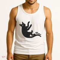 Flow Black Cat Tank Top thumb 3