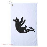 Flow Black Cat Golf Towel thumb 0