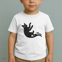 Flow Black Cat Toddler T-Shirt thumb 2