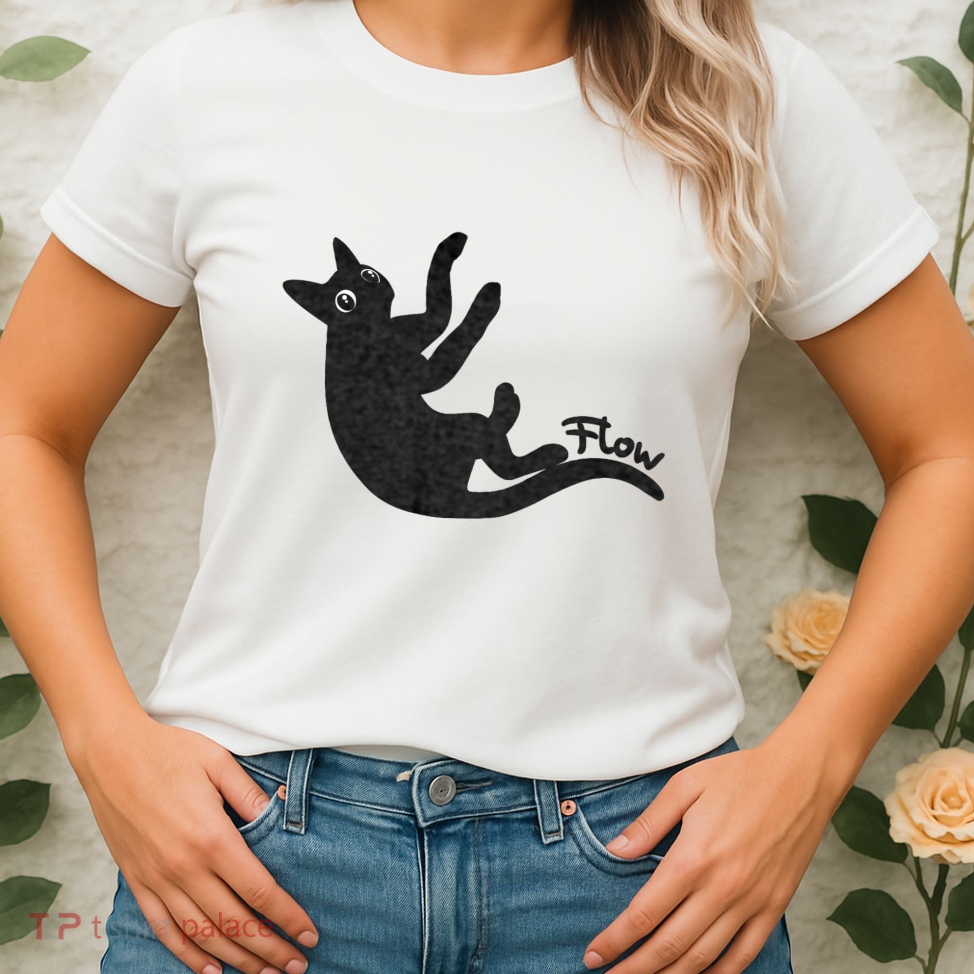 Flow Black Cat Women's T-Shirt