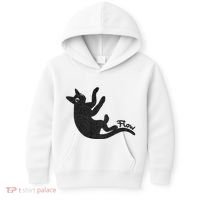 Flow Black Cat Kids Hoodie thumb 0