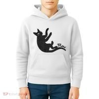 Flow Black Cat Kids Hoodie thumb 4