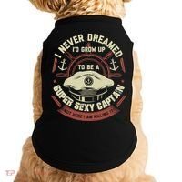 Funny Boat Captain Boating Funny Boat Lover Doggie Tank thumb 0
