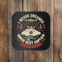 Funny Boat Captain Boating Funny Boat Lover Coaster thumb 0