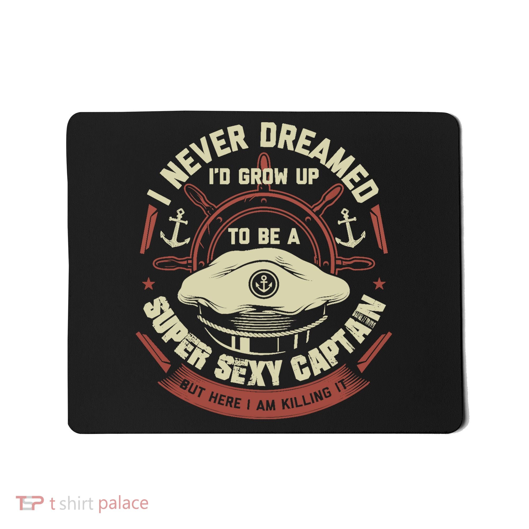 Funny Boat Captain Boating Funny Boat Lover Mousepad