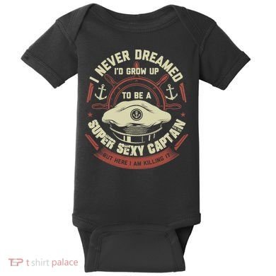 Funny Boat Captain Boating Funny Boat Lover Baby Bodysuit