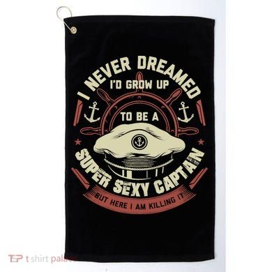 Funny Boat Captain Boating Funny Boat Lover Golf Towel
