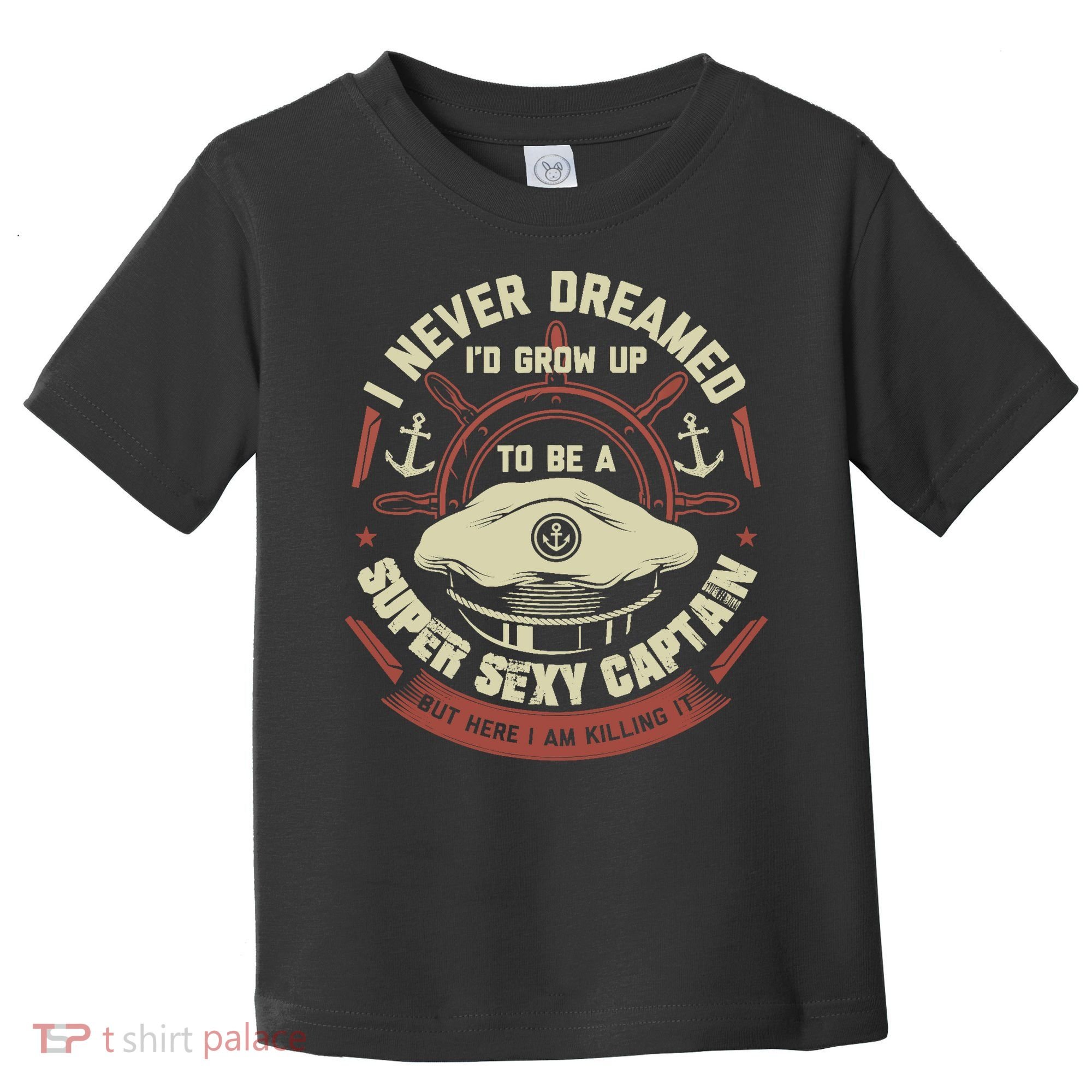 Funny Boat Captain Boating Funny Boat Lover Toddler T-Shirt