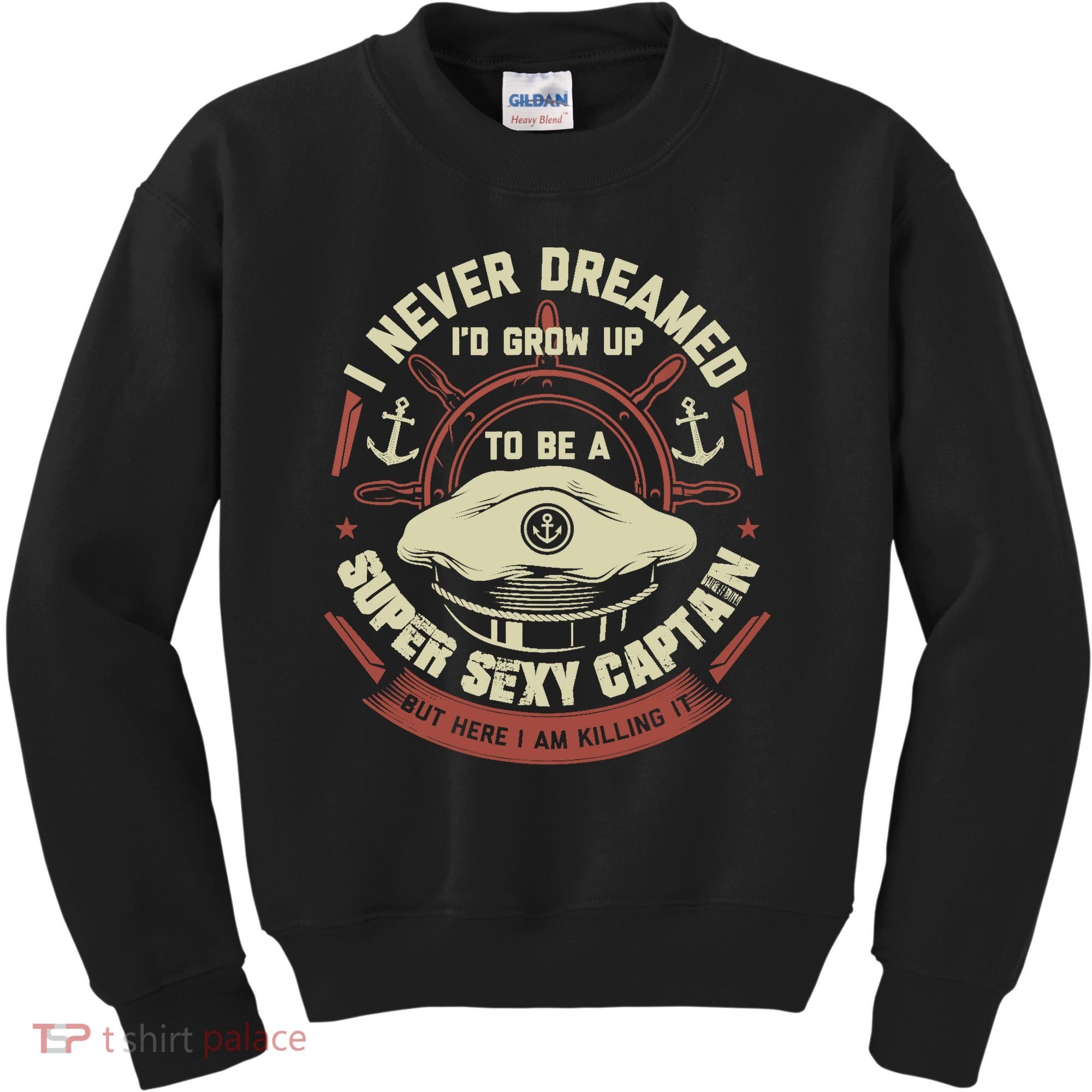 Funny Boat Captain Boating Funny Boat Lover Kids Sweatshirt