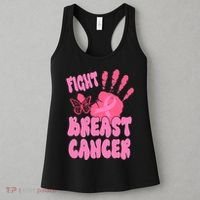 Fight Breast Cancer Handprint Ribbon Women's Tank Top thumb 3