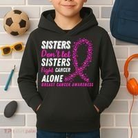 Funny Breast Cancer Awareness Cancer Survivor Kids Hoodie thumb 2