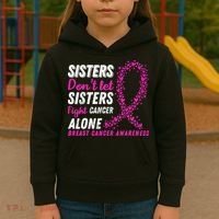 Funny Breast Cancer Awareness Cancer Survivor Kids Hoodie thumb 3