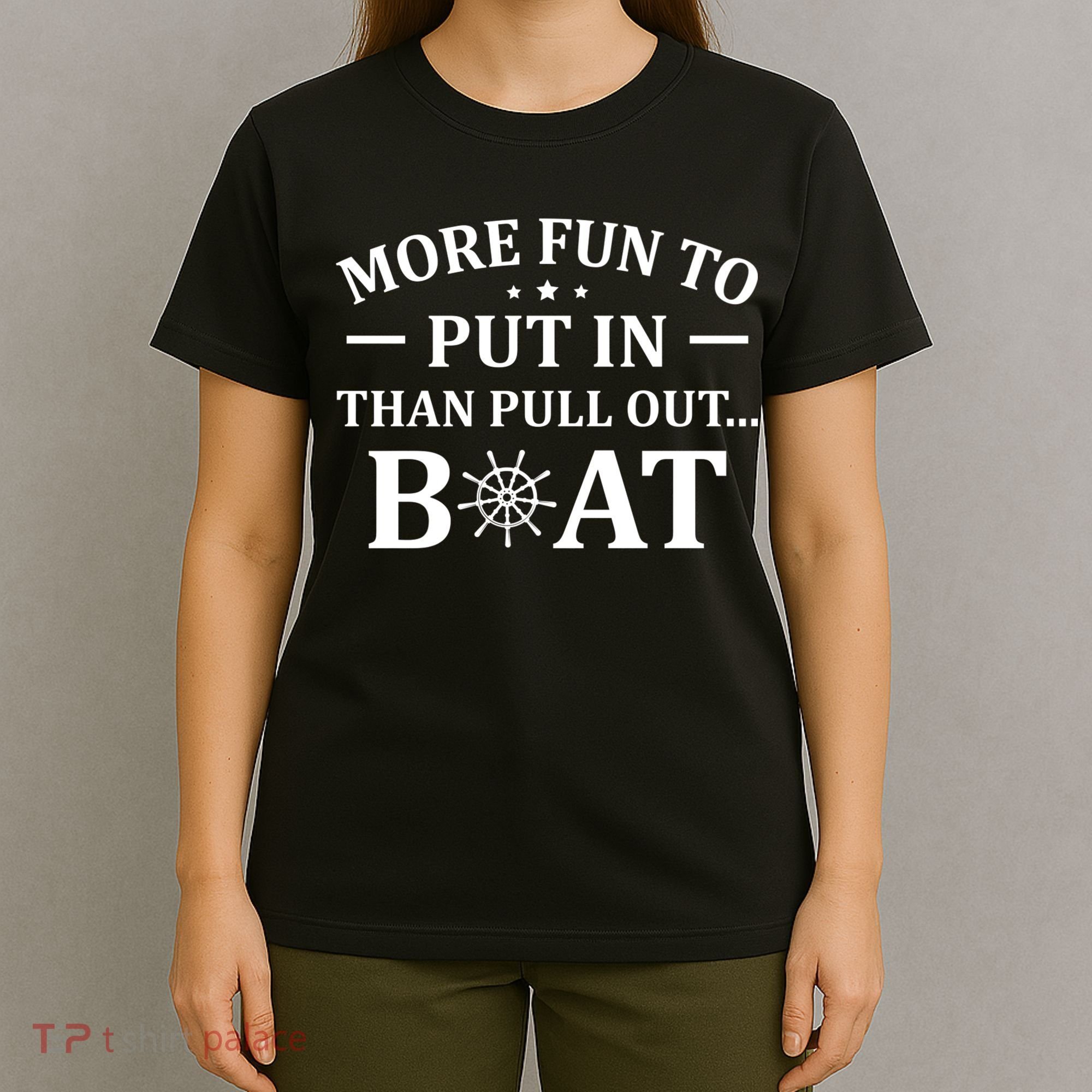 Funny Boat Captain Docking On Boating Outfit Boat Lover T-Shirt