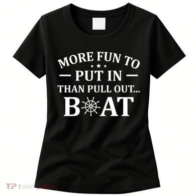 Funny Boat Captain Docking On Boating Outfit Boat Lover Women's T-Shirt