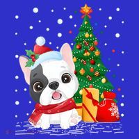 French Bulldog Christmas Tree Gift French Bulldog Christmas Gift Women's Tank Top thumb 5
