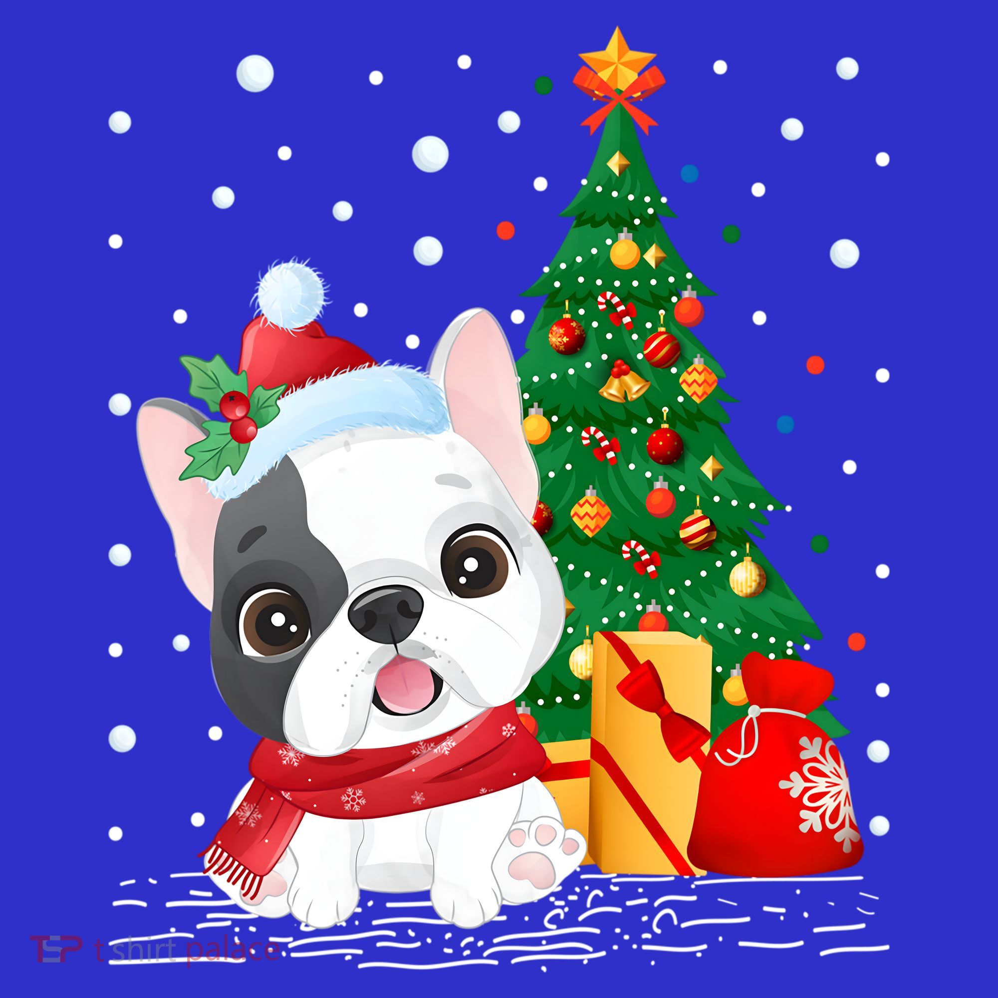 French Bulldog Christmas Tree Gift French Bulldog Christmas Gift Women's Tank Top