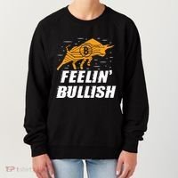 Feelin Bullish Cryptocurrency Blockchain Trader Crypto Gift Women's Sweatshirt thumb 0