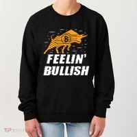 Feelin Bullish Cryptocurrency Blockchain Trader Crypto Gift Women's Sweatshirt thumb 0