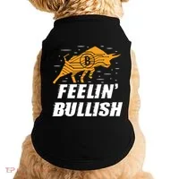 Feelin Bullish Cryptocurrency Blockchain Trader Crypto Gift Doggie Tank thumb 0