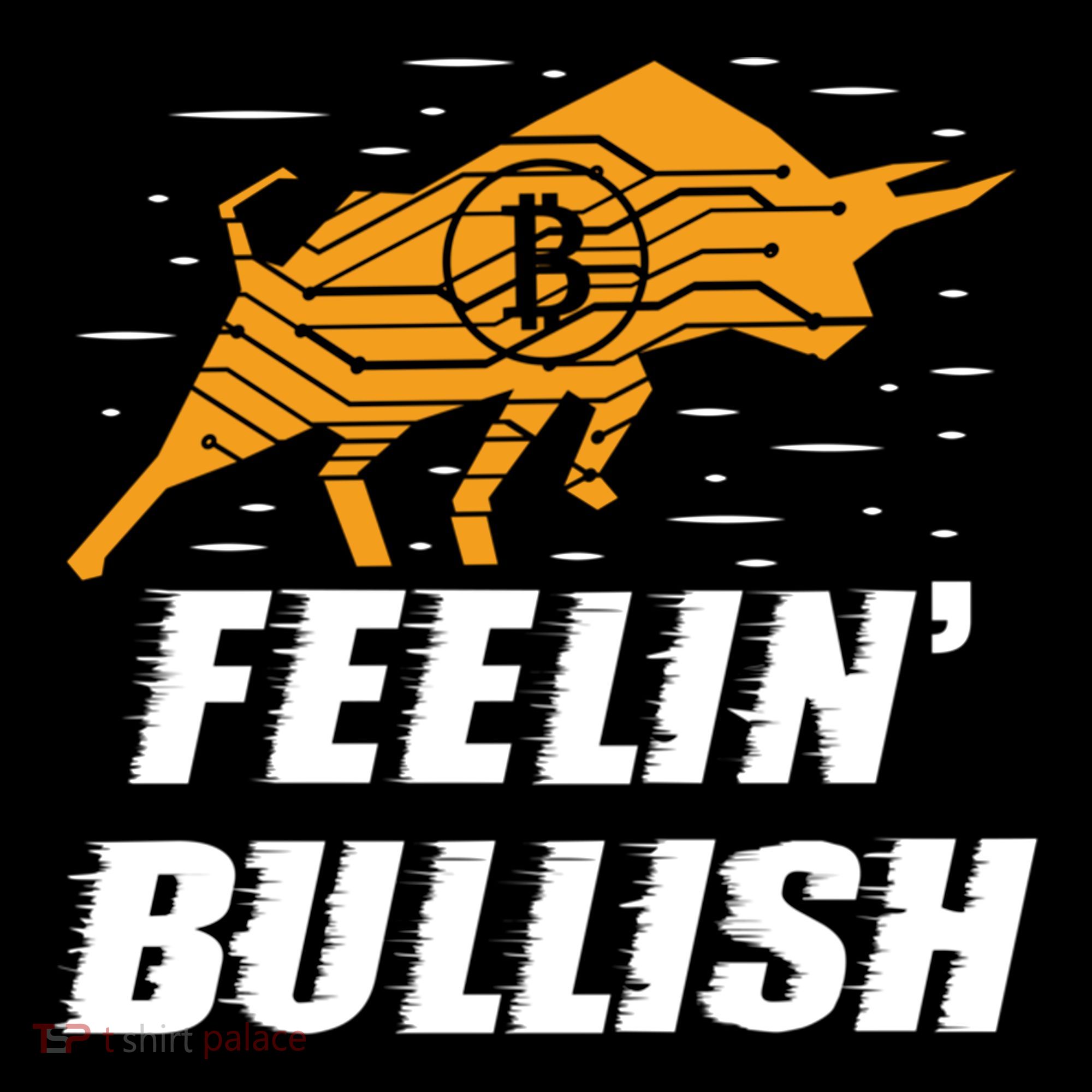 Feelin Bullish Cryptocurrency Blockchain Trader Crypto Gift USA-Made Doggie Bandana