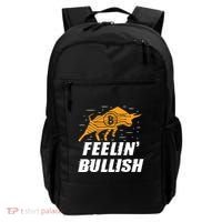 Feelin Bullish Cryptocurrency Blockchain Trader Crypto Gift Backpack thumb 0
