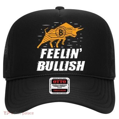 Feelin Bullish Cryptocurrency Blockchain Trader Crypto Gift Hat