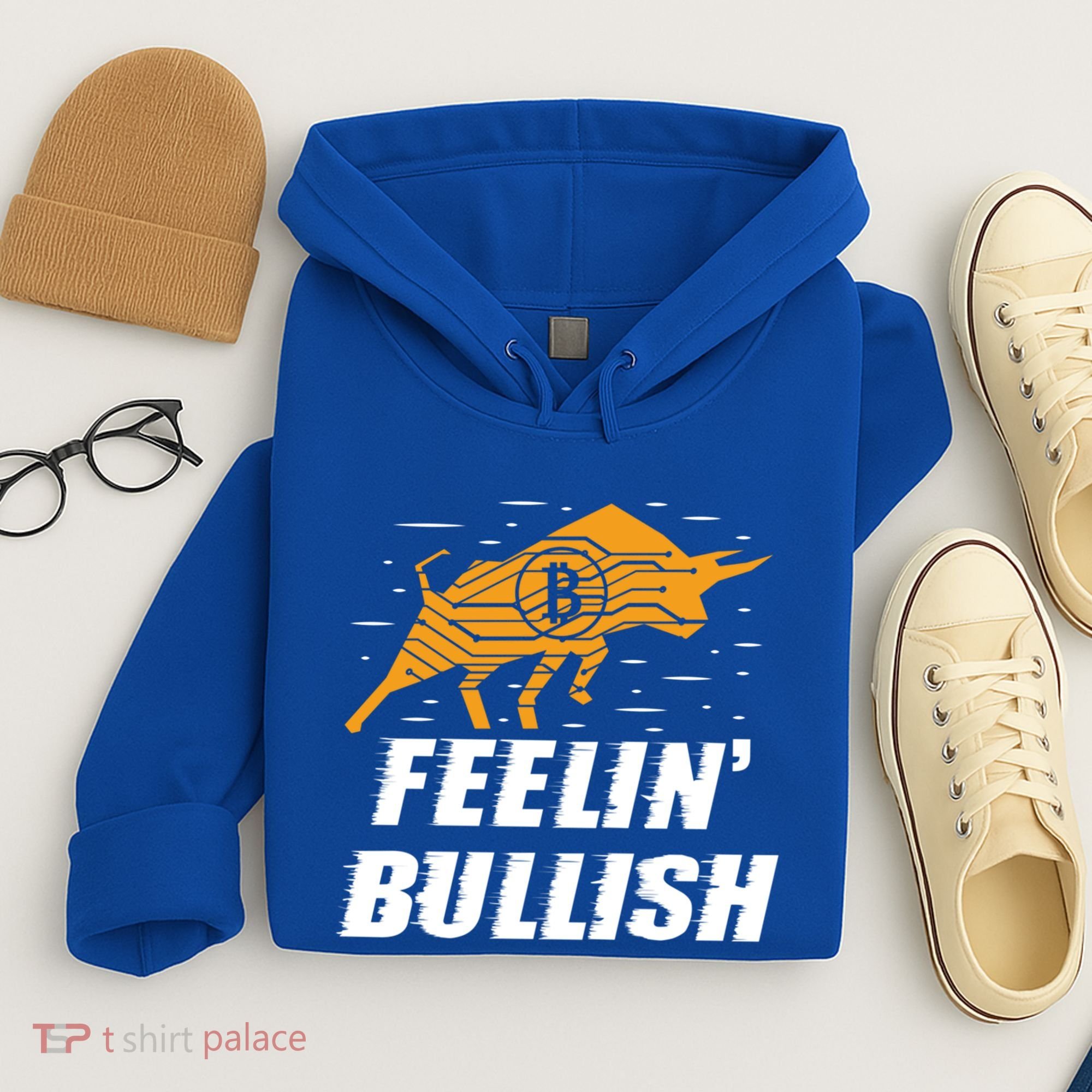Feelin Bullish Cryptocurrency Blockchain Trader Crypto Gift Hoodie