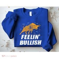 Feelin Bullish Cryptocurrency Blockchain Trader Crypto Gift Sweatshirt thumb 2