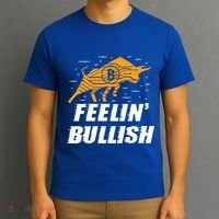 Feelin Bullish Cryptocurrency Blockchain Trader Crypto Gift T-Shirt thumb 3