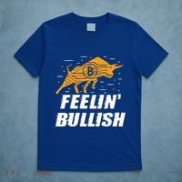 Feelin Bullish Cryptocurrency Blockchain Trader Crypto Gift T-Shirt thumb 5