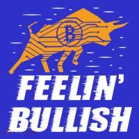 Feelin Bullish Cryptocurrency Blockchain Trader Crypto Gift Button thumb 1