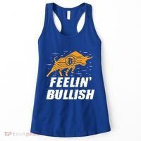 Feelin Bullish Cryptocurrency Blockchain Trader Crypto Gift Women's Tank Top thumb 0