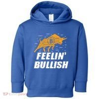 Feelin Bullish Cryptocurrency Blockchain Trader Crypto Gift Toddler Hoodie thumb 0