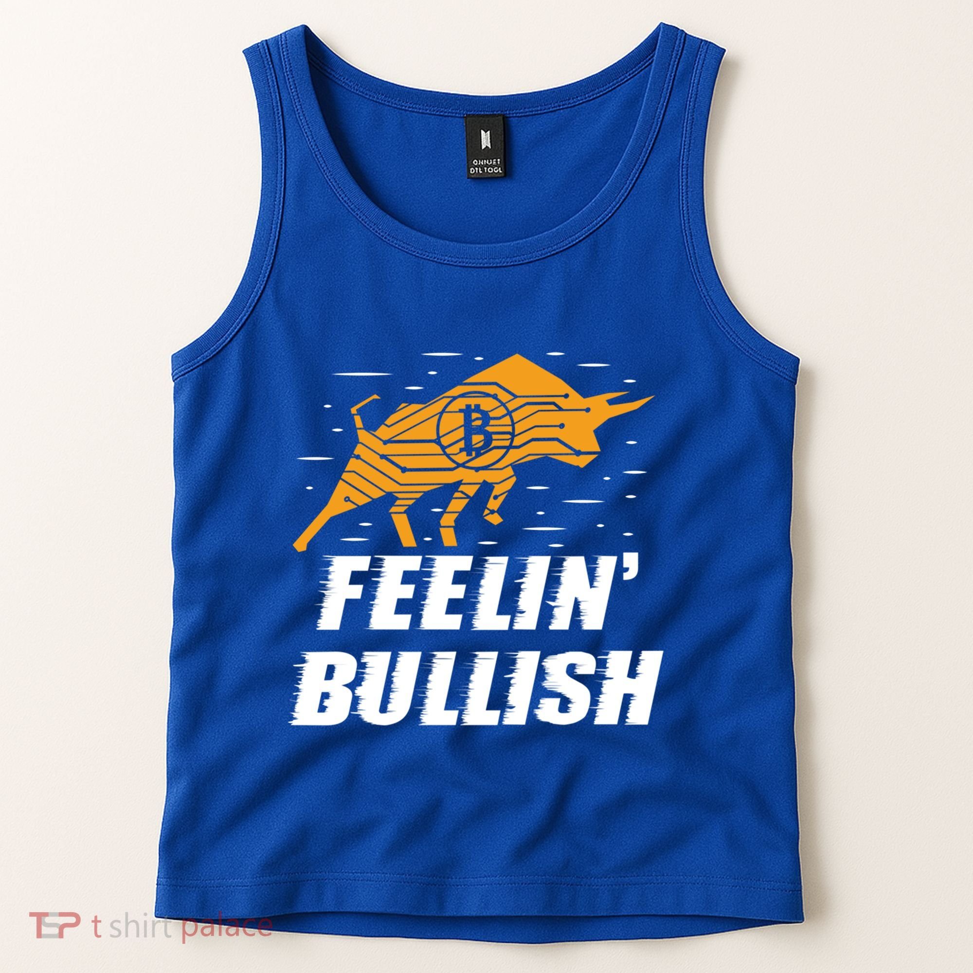 Feelin Bullish Cryptocurrency Blockchain Trader Crypto Gift Tank Top