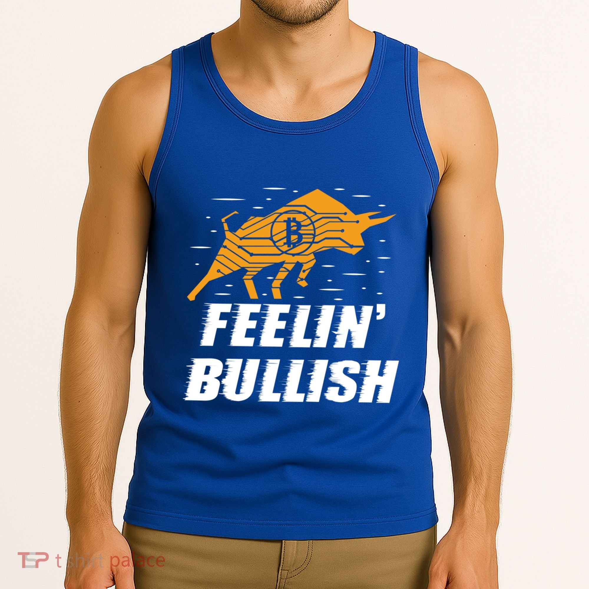 Feelin Bullish Cryptocurrency Blockchain Trader Crypto Gift Tank Top