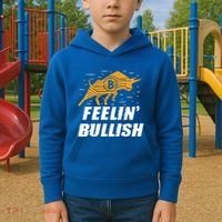 Feelin Bullish Cryptocurrency Blockchain Trader Crypto Gift Kids Hoodie thumb 2