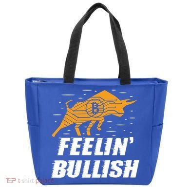 Feelin Bullish Cryptocurrency Blockchain Trader Crypto Gift Tote Bag