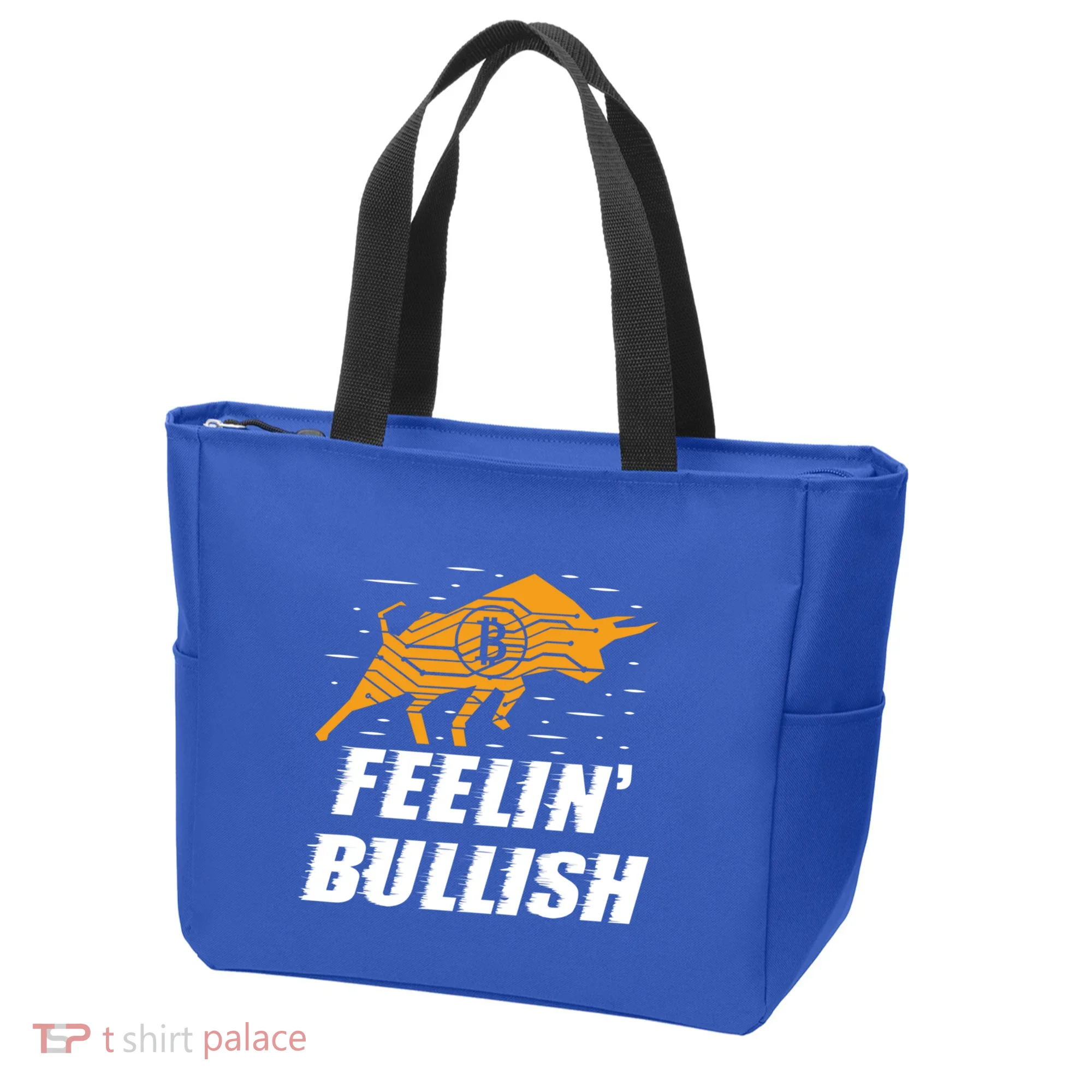 Feelin Bullish Cryptocurrency Blockchain Trader Crypto Gift Tote Bag