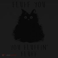 Funny Black Cat Fluff You You Fluffin Fluff Apron thumb 3