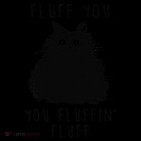 Funny Black Cat Fluff You You Fluffin Fluff Coffee Mug thumb 5