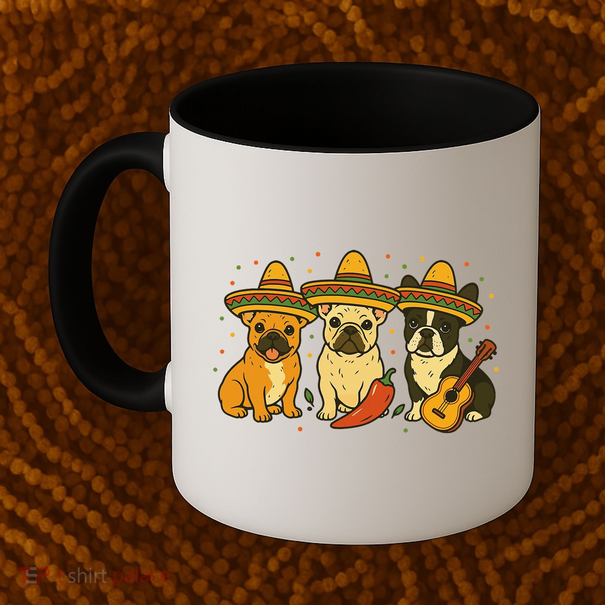 French Bulldog Cinco De Mayo Frenchie Coffee Mug