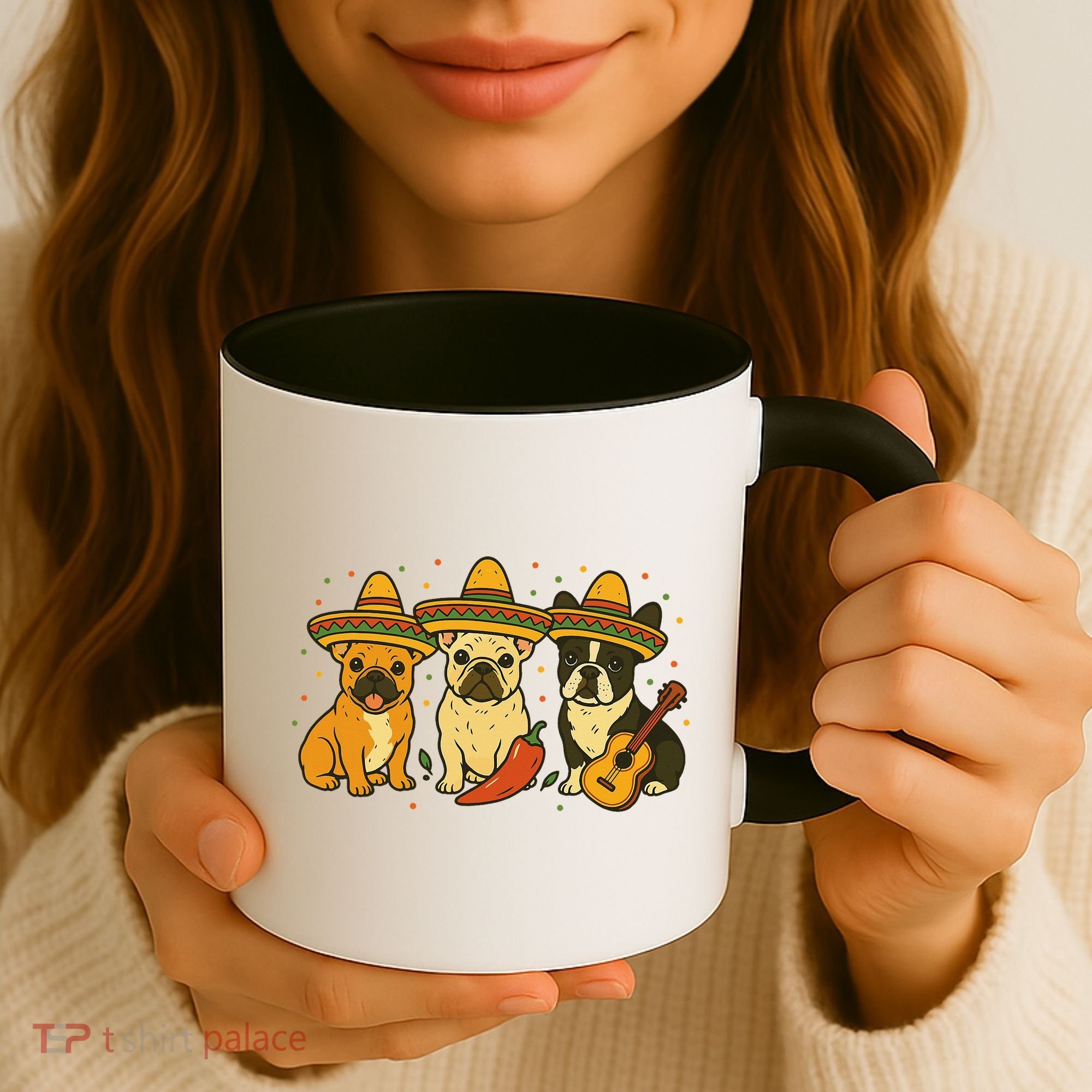 French Bulldog Cinco De Mayo Frenchie Coffee Mug