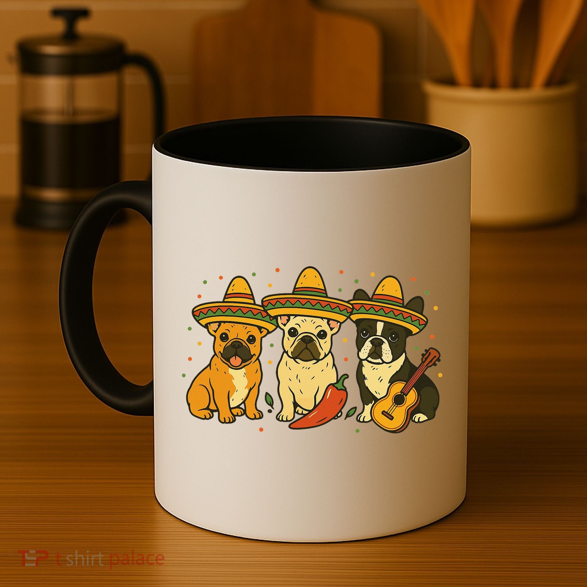 French Bulldog Cinco De Mayo Frenchie Coffee Mug