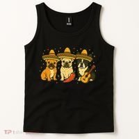 French Bulldog Cinco De Mayo Frenchie Tank Top thumb 2