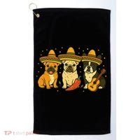 French Bulldog Cinco De Mayo Frenchie Golf Towel thumb 0