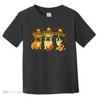 French Bulldog Cinco De Mayo Frenchie Toddler T-Shirt thumb 0