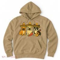 French Bulldog Cinco De Mayo Frenchie Hoodie thumb 0