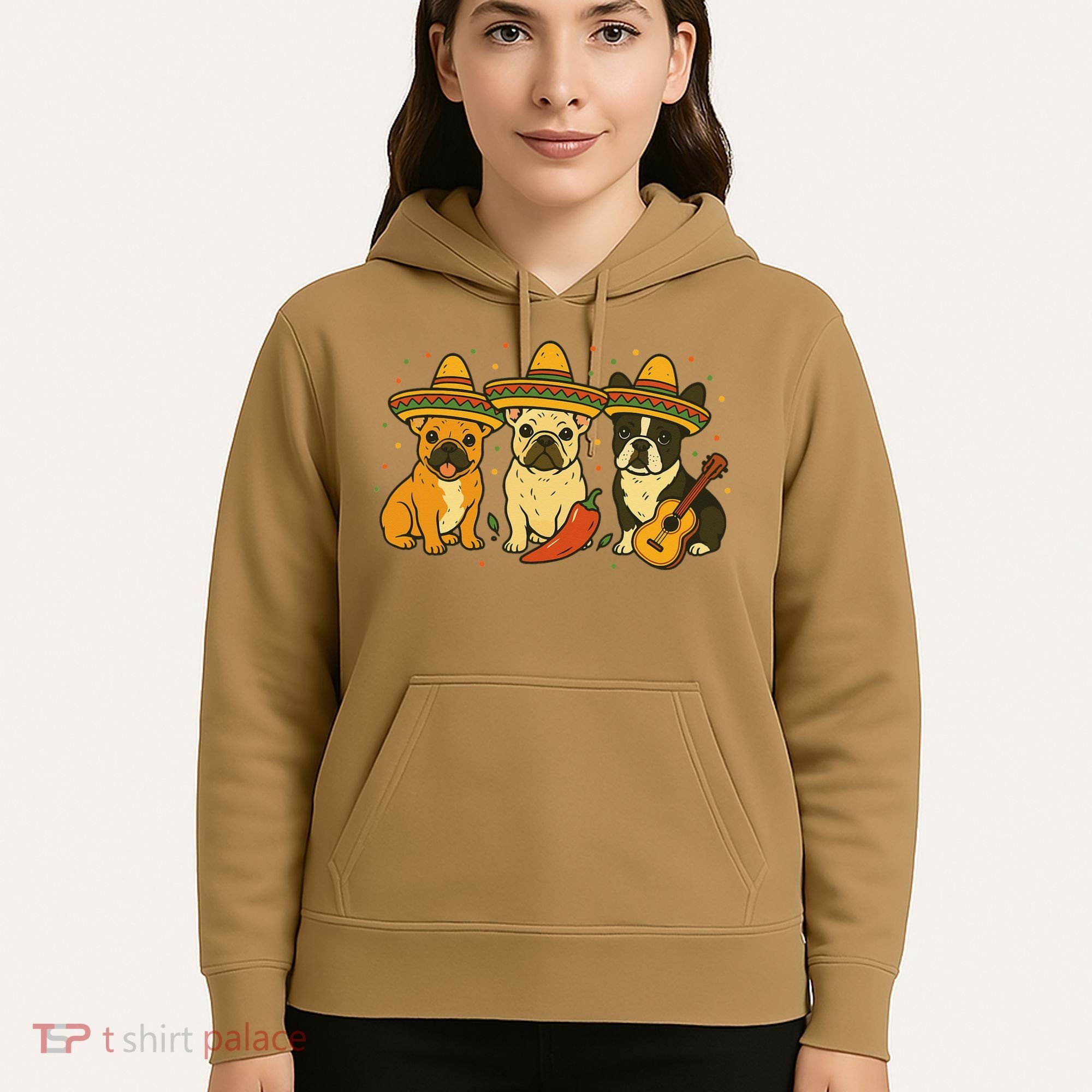 French Bulldog Cinco De Mayo Frenchie Hoodie