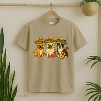 French Bulldog Cinco De Mayo Frenchie T-Shirt thumb 2
